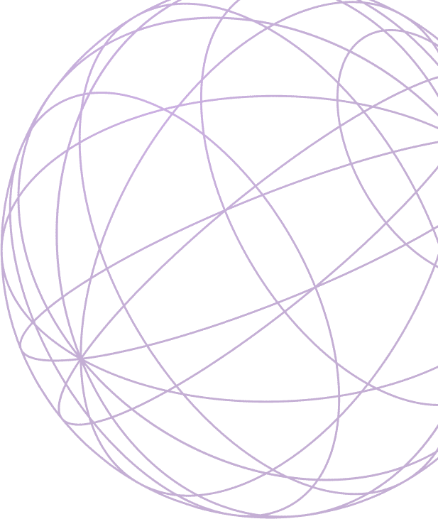 Abstract globe graphic