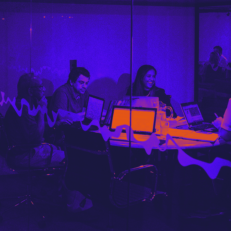 Hip high tech work space